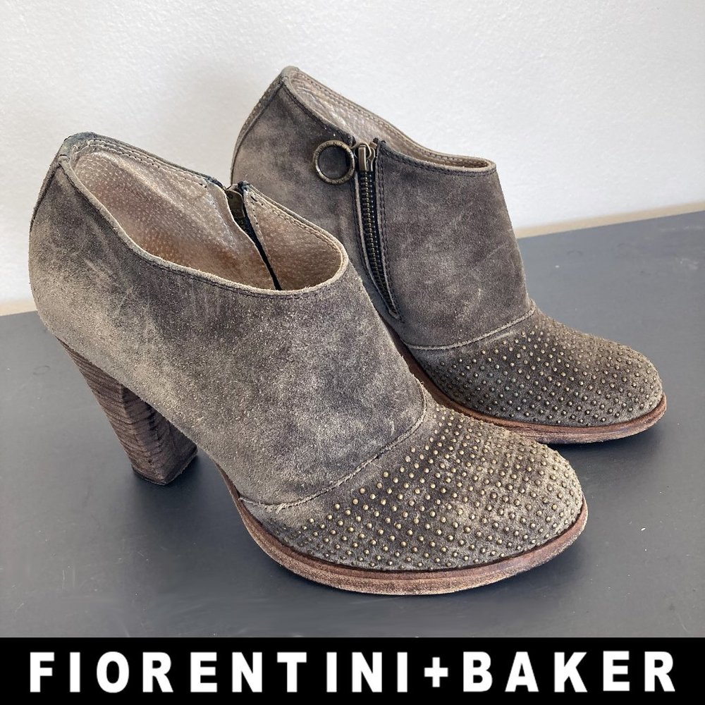 Fiorenini & Baker Suede Bootie w/ studs | 40/US9